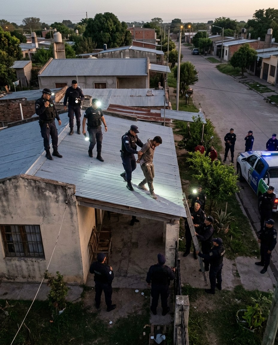 Se escondía en un techo: recapturaron en Metán al preso fugado